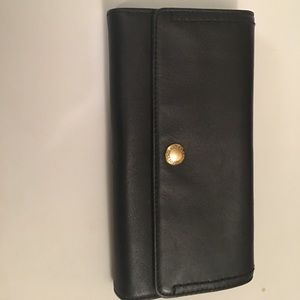 Black ALL LEATHER wallet